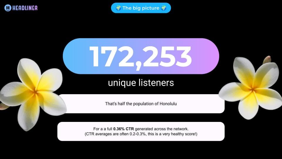 Headliner project visual