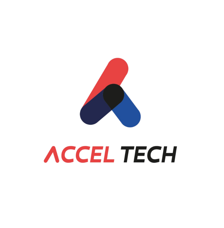 Logo and brand identity refresh for AccelTech